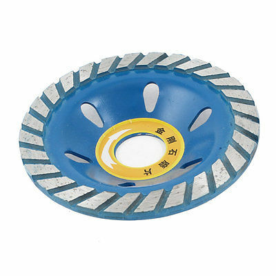 100mm x 22mm Two Tone Diamond Coated Concave Grinding Wheel Disc