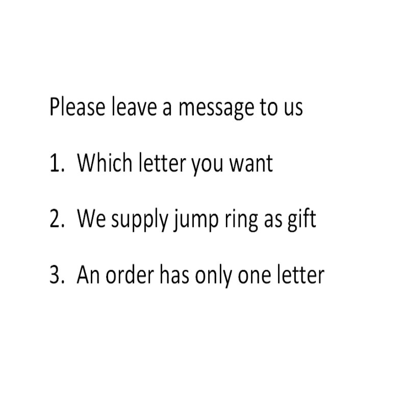 DUOYING Brand Custom Old English Alif Letters Pendants Personalized Jewelry Multi Option Charms for Necklace DIY Matchment Gift