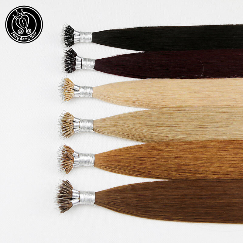 Волшебные волосы Remy нано-кольцо наконечник микро бусины настоящие Реми натуральные европейские человеческие волосы для наращивания основные характеристики 16 - 22 дюйма 0,8 г/нитка