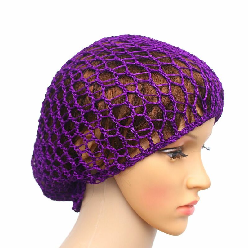New Arrival Women Ladies Soft Rayon Hair Net Crochet Hair Net Hot Sale Accessories Cheveux Femme
