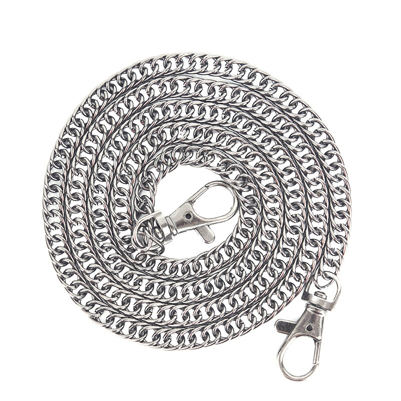 Cadenas de Metal para bolso, cadena con hebillas para bolsos de hombro, asas, piezas, 40/100cm, 1 unidad