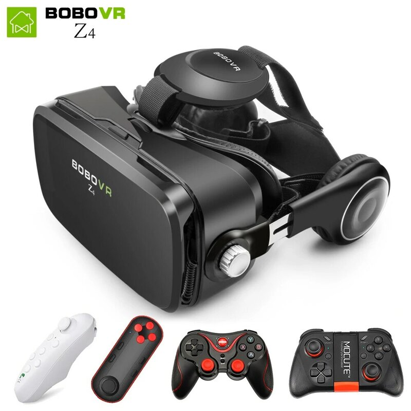 очки виртуальной реальности VR КОРОБКА BOBOVR Z4 VR 3D очки Виртуальной Реальности реальность google Картон мини 2.0 бобо vr гарнитура Для 4.3-6.0 смартфон ...