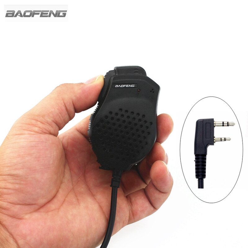 Baofeng двойной PTT Динамик микрофон Микрофон для Baofeng UV-82 два способа радиосвязи