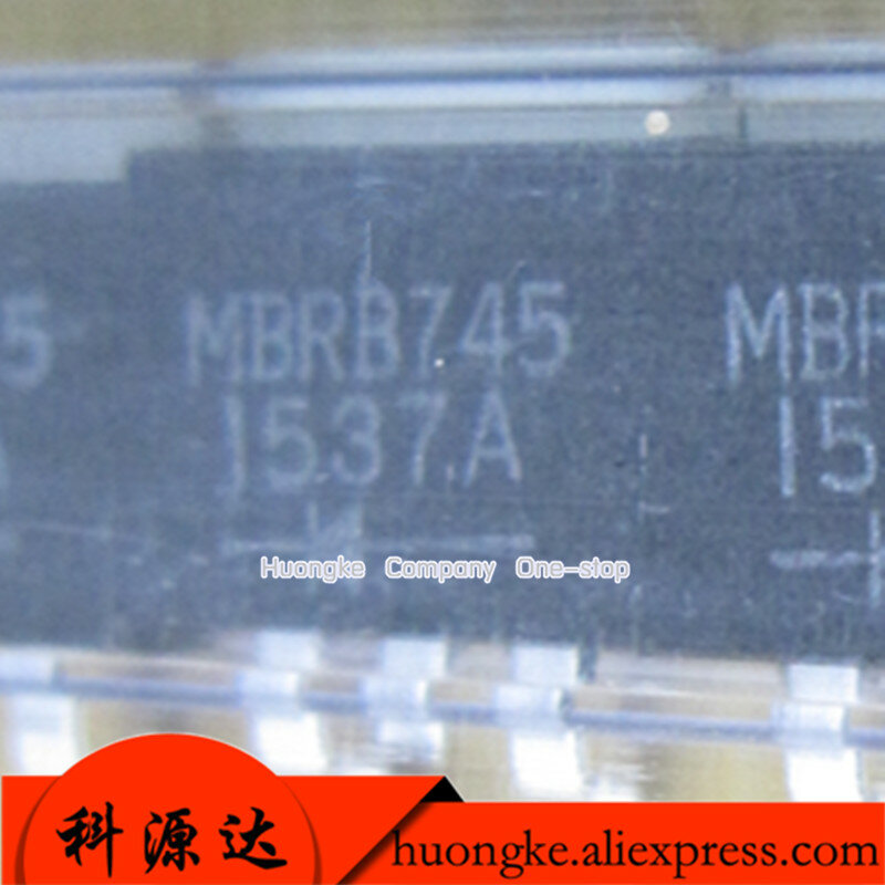 Diodo de barrera Schottky Power MBRB745 MBR745 745 TO-263 7A 45V, en stock, 5 uds./lote