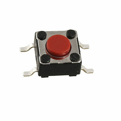 Rode Momentary Tact Tactile Drukknop Smd Surface Mount 6x6x4.3mm