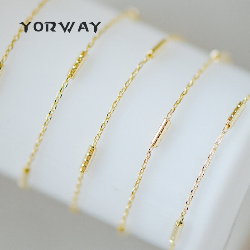 High Quality Gold Plated Brass Chains, Craft Jewelry Making Supply Chains, Lead Nickel Free