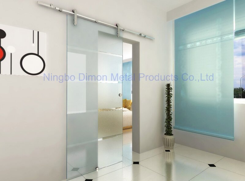 ディエモン-ステンレス鋼ガラス引き戸,高品質ハードウェア,DM-SDG 7002