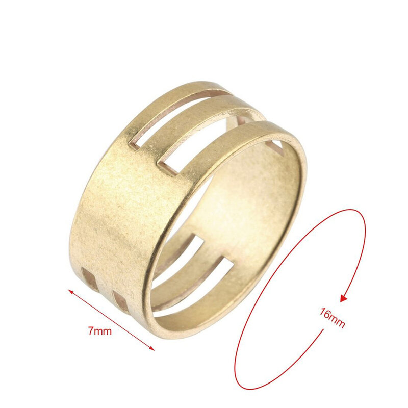 Mosiężny pierścionek do skoków biżuteria z otwartym zamknięciem przenośna biżuteria do robienia samodzielnych odkryć domowe ręczne akcesoria narzędziowe zamykające
