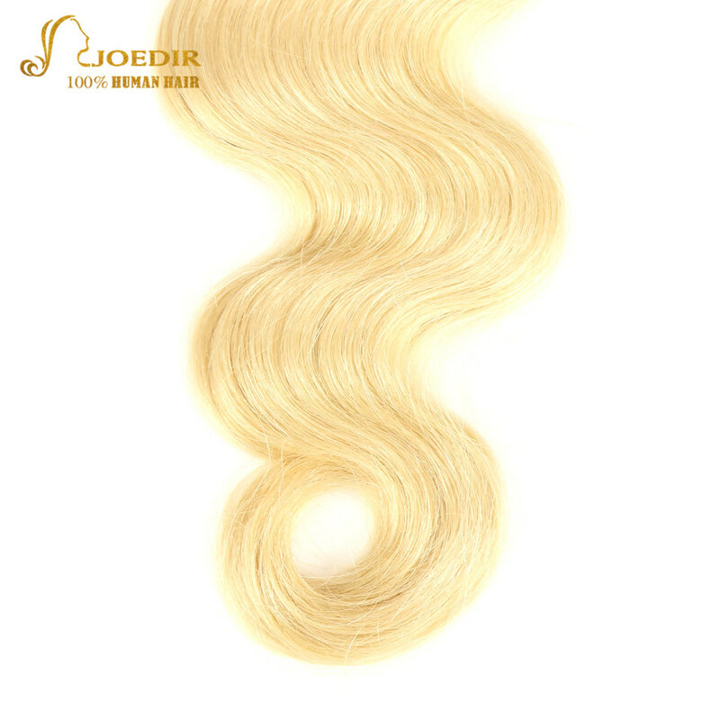 Окрашенные бразильские волнистые человеческие волосы Joedir T1B 613, пупряди светлых волос с эффектом омбре