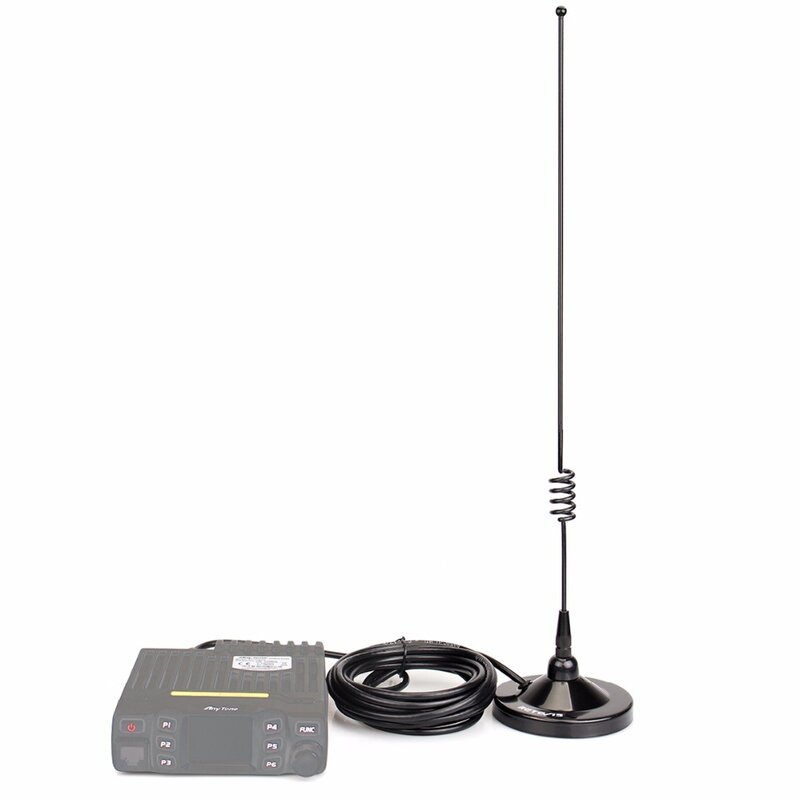 Автомобильная антенна RETEVIS MR100 SL16/PL259 с мобильным магнитным креплением 144/430 МГц VHF UHF, двухдиапазонная антенна для автомобильного радио для RT98/RT95