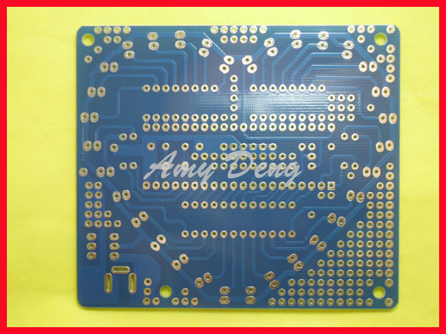 10 pz/lotto abbagliamento 51 MCU sviluppo Starter Kit prodotto a forma di cuore acqua stoppino tipo scheda PCB per inviare dati