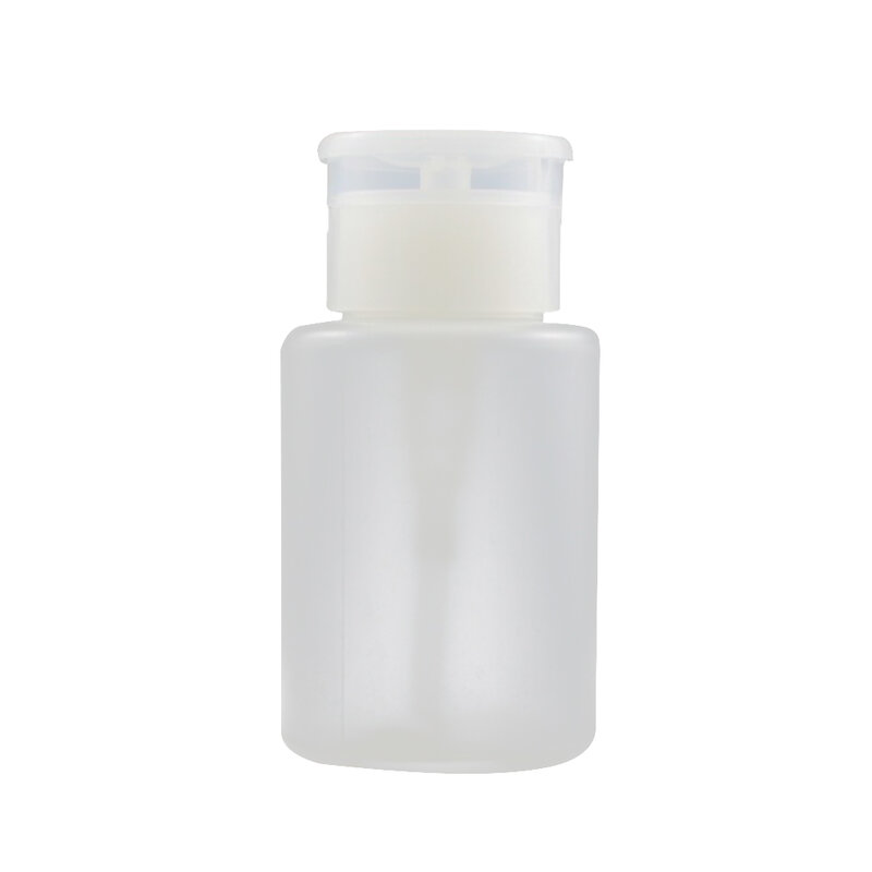 Portátil vazio clara bomba dispensador garrafa, plástico unha polonês removedor, Cleaner Container, 60 ml, 100 ml, 120 ml, 180 ml, 200ml
