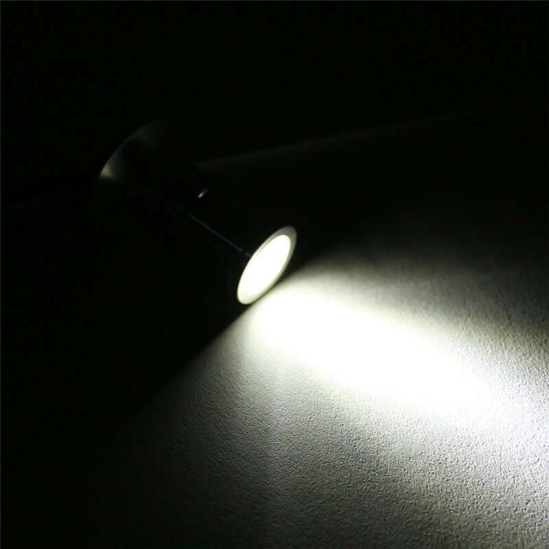 Mini holofote led para armário, lâmpada led de 5 tamanhos, 1w, 3w, ac 220v, v, branco quente ou branco, rohs, gabinete