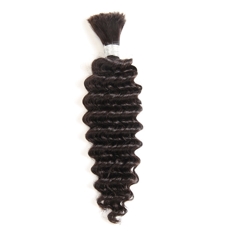 レミーナチュラルブラジリアンディープウェーブブレードバルク,10〜30インチ,事前に着色されたエレガントな髪,よこ糸なし,無料配達