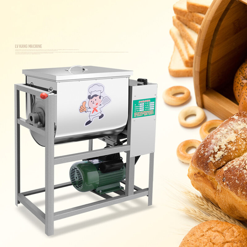 15Kg (5-15Kg) kapasitas Komersial Adonan Tepung Mixer Pengaduk Mixer Cocok untuk Pasta Adonan Roti Adonan 220 V 1500 W