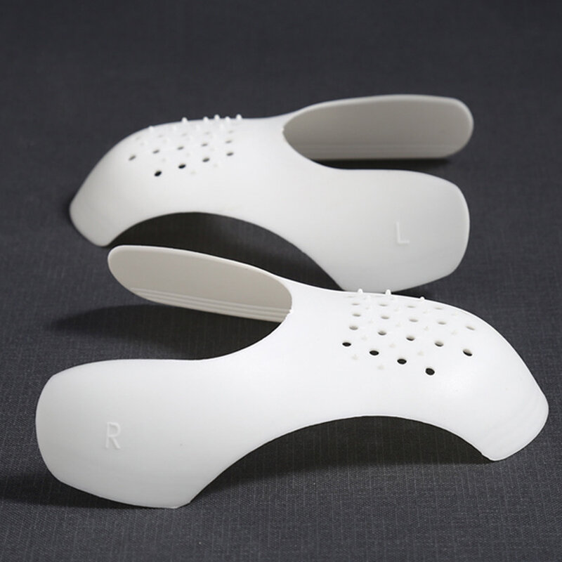 Ensanchador de zapatos antiarrugas lavable, Protector de flexión, soporte de tapa de dedo del pie, mantenimiento ligero de zapatos deportivos
