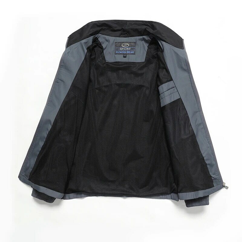 Nowy męski strój sportowy dres męski Casual aktywne zestawy wiosna jesień znosić 2PC kurtka spodnie Plus rozmiar L-5XL