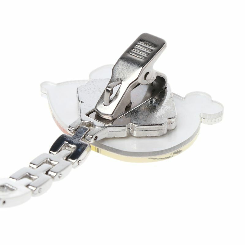 Moda pielęgniarka zegarka nowo zegarki kieszonkowe akrylowe w klatce piersiowej powiesić klip przenośny srebrny urok biżuteria kobiety prezenty dla pań