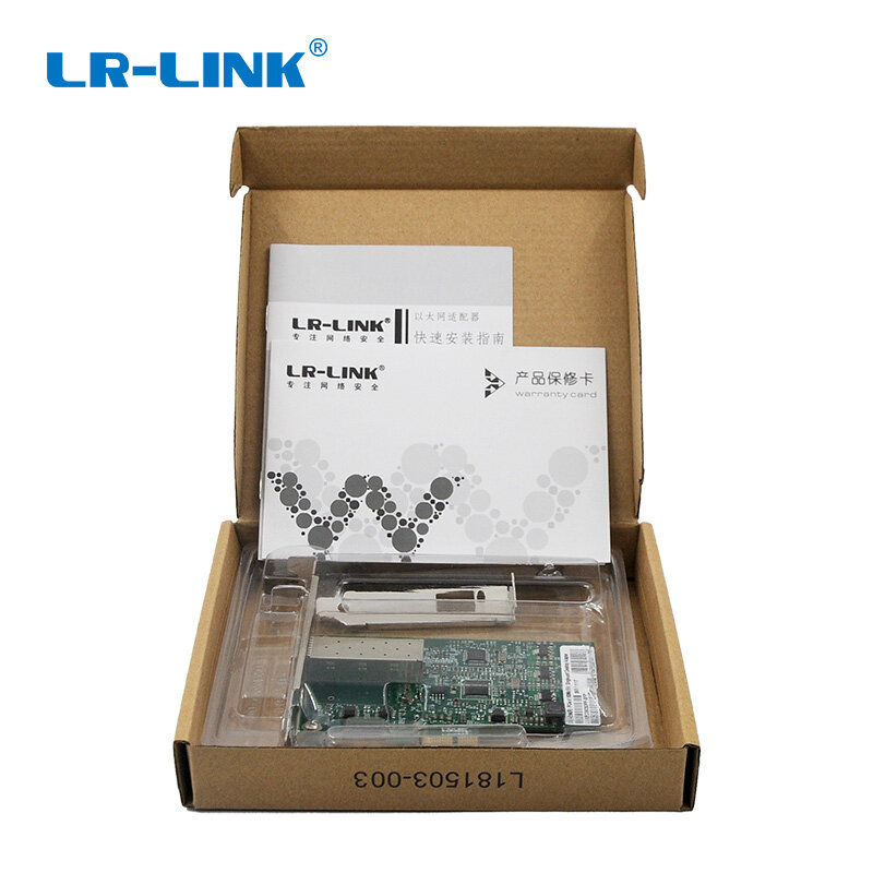 LR-LINK 9030PF-SFP PCI Express Ethernet Netzwerk Interface Controller Karte 100Mb Server Adapter Intel 82574 Chip Desktop PC