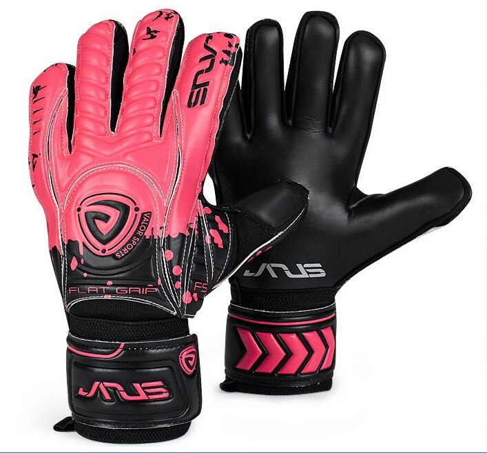 Профессиональные футбольные перчатки вратаря с защитой пальцев, утолщенные латексные футбольные перчатки для взрослых и детей 4 мм