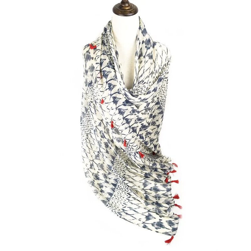 Bruceriver Women's Fashion and Soft touch Printed Long Scarf