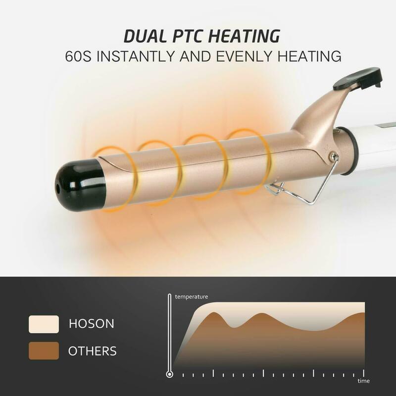 2023 New Real Electric Professional Ceramic Hair bigodino Lcd Curling Iron Roller Curls Wand Waver Fashion Styling Tools