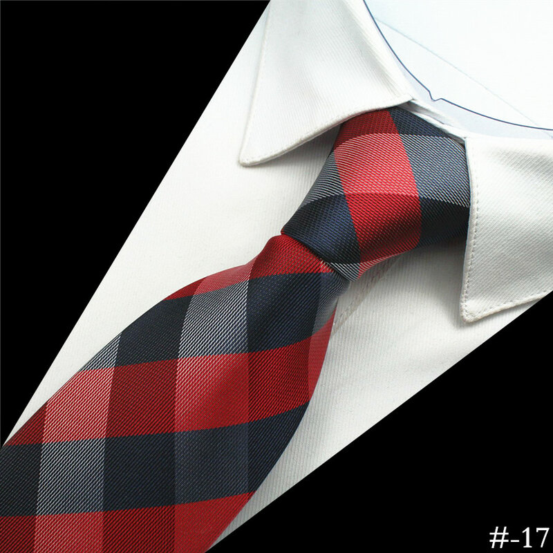 Gusleson-男性用シルクネクタイ,8cmの市松模様とストライプのネクタイ,クラシックなビジネスウェア,結婚式用,高品質,新しいデザイン100%