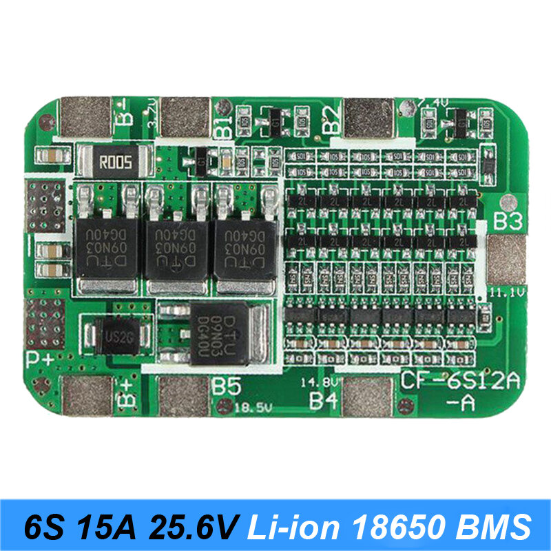 Carregador de bateria de lítio Li-ion, PCB BMS Protection Board para chave de fenda, módulo Lipo Cell, 2S, 3S, 4S, 6S, 10S, 18650