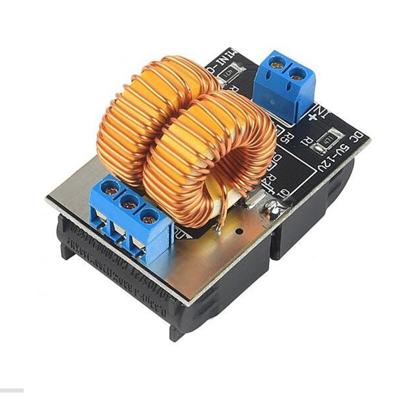 Hot Sale 5-12V 120W Mini ZVS Induction Heating Board Flyback Driver Heater DIY Cooker+ Ignition Coil