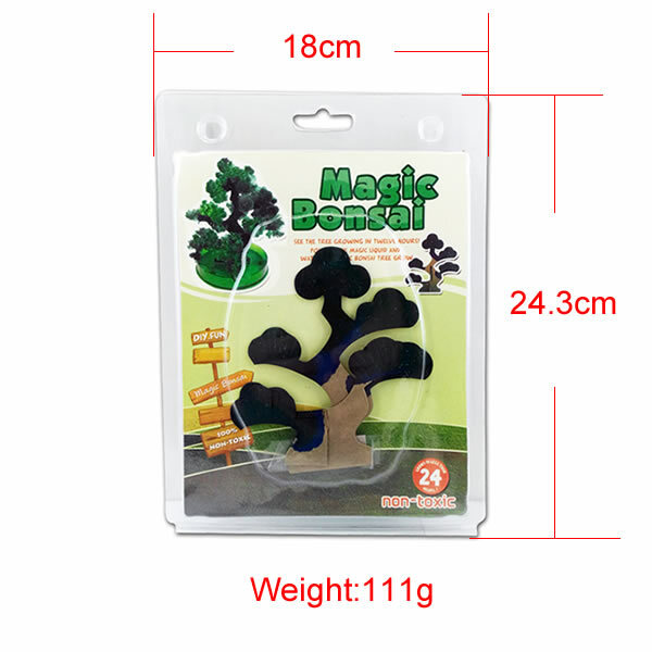 2019 14Hx13Dcm wizualne zielone magiczne rosnące drzewo Bonsai papieru zestaw Mystic sosny Christmas Science Educative zabawki dla dzieci