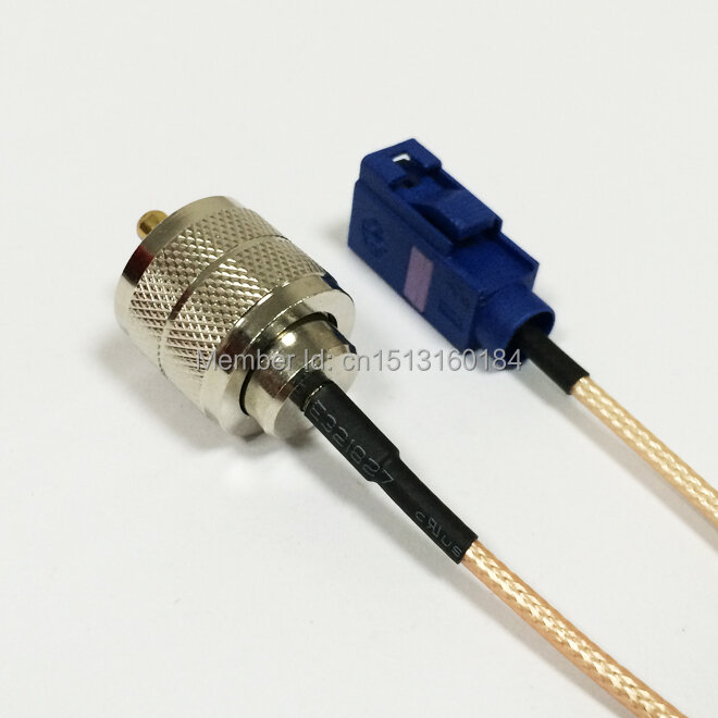 Nieuwe Modem Coaxiale Pigtail UHF Stekker Connector Schakelaar FAKRA Connector RG316 Kabel 15 CM 6 "Adapter