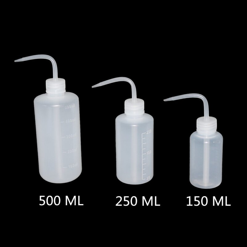 Botella exprimible de plástico para plantas, dispensador de aceite y salsa, botella de limpieza y lavado, difusor, 150/250/500ml