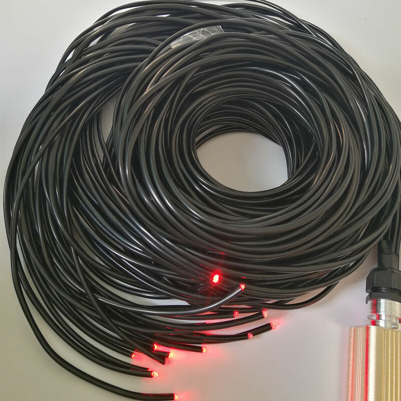 6mm nici Muti rdzeń światłowód PMMA kabel lightning z płaszczem pcv pływanie lub zewnętrzne wodoodporne rozwiązanie 2 m/partia