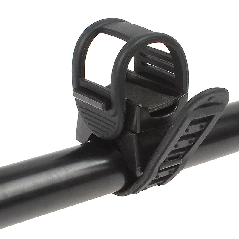 Supporto universale per torcia per bicicletta supporto per cinghie in gomma regolabili a 360 gradi bici LED torcia torcia morsetto staffa Clip nuovo