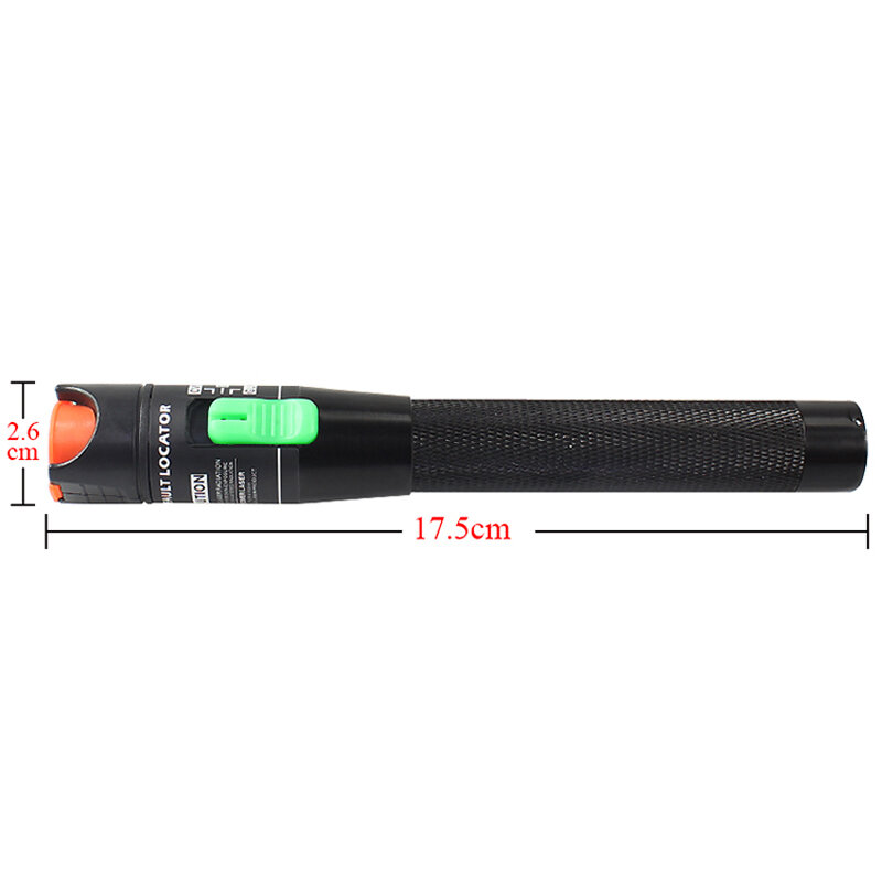 สูง 30mW VFL Optical Fiber Tester, ไฟเบอร์ออปติก Visual Fault Finder Locator 25-30Km สีแดงปากกาเครื่องมือทดสอบ