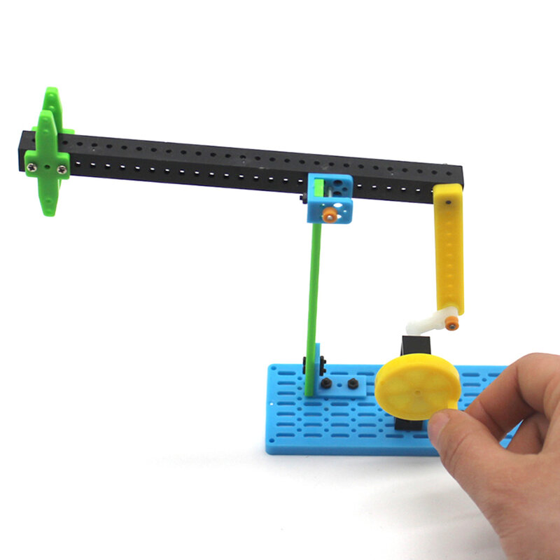 Diy Wetenschappelijk Experiment Olie Pomp Brandstof Machine Handbediende Speelgoed Gift Kinderen Uitvindingen Kit Handbediende Stem Educatief