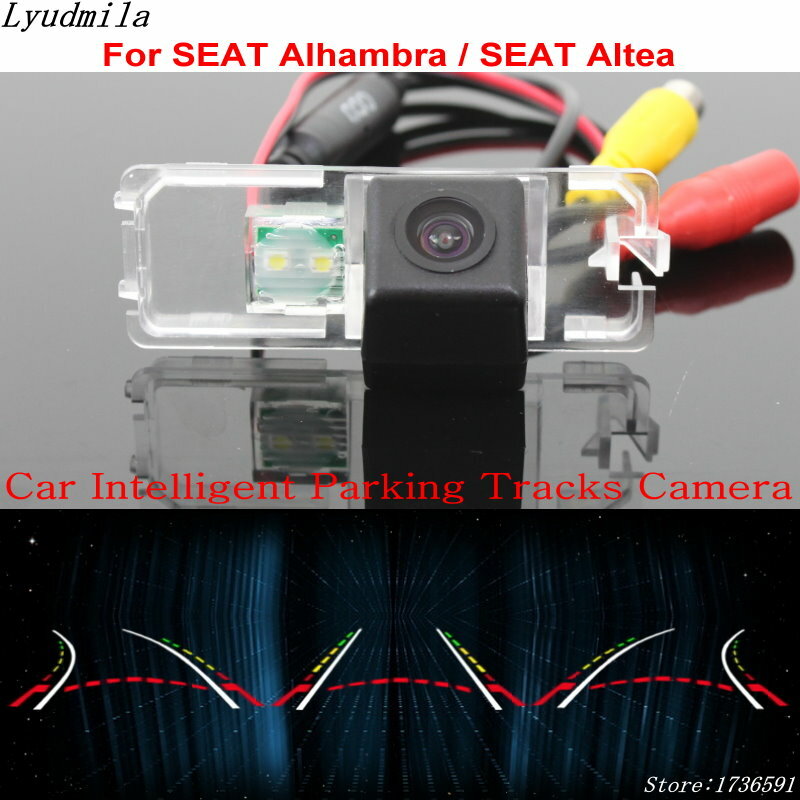 Lyudmila câmera automotiva com assistência gráfica inteligente para estacionamento para assento alhambra/seat altea/hd câmera de ré ré
