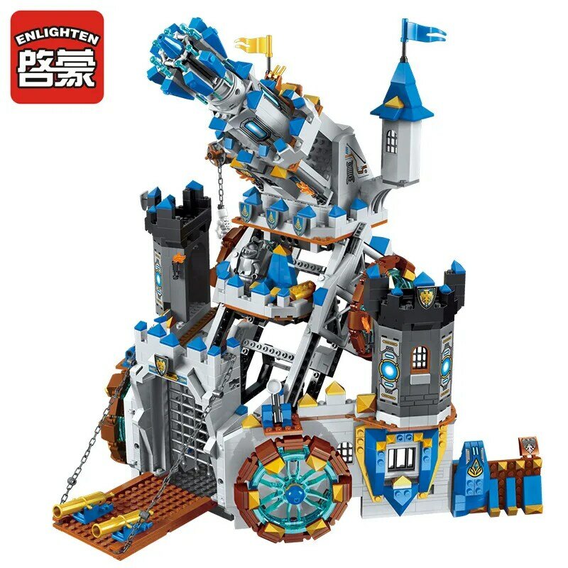 Glory Castle Knights The Battle Bunker 1541 pcs Compatible with  70317 building block brick 9 minifigured toys for children