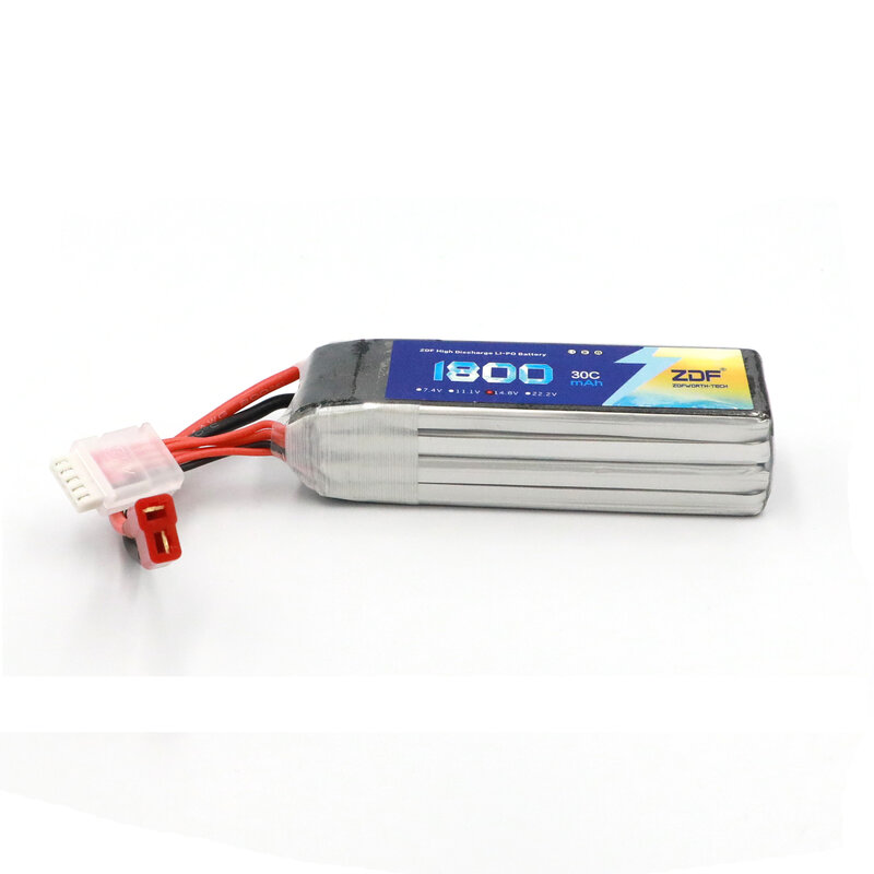 Zdf-bateria recarregável lipo, 14.8v, 1800mah, 30c, usb, plug xt60/t/ec5/xt90