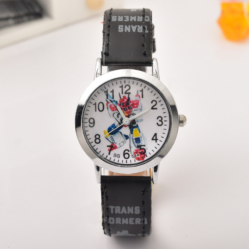 2019新変形ロボットファッション子時計の学生ファッションブレスレット子供腕時計クォーツ子供の時計少年少女ギフト時計