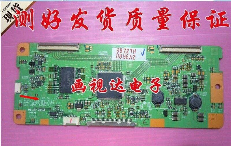 original lcd lc37m1 logic board 6870c-0088d / connect with lc370wx1 T-CON connect board