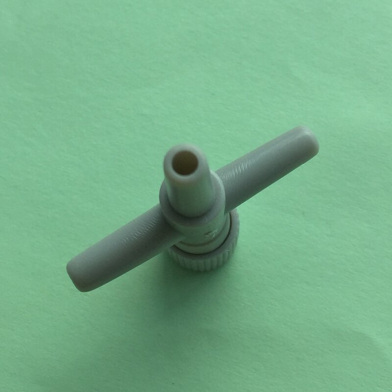 K190Y 4mm Regulierung Triple Wasser T Ventil Bequem Steuerung Gute Material Grau Hohe Qualität