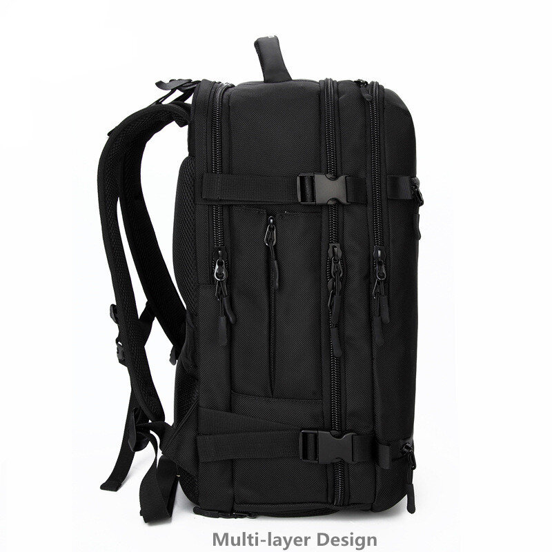 OZUKO plecak mężczyźni plecak podróżny wodoodporna torba na laptop mężczyzna bagaż podręczny USB duża pojemność wielofunkcyjny kobiet przeciw kradzieży