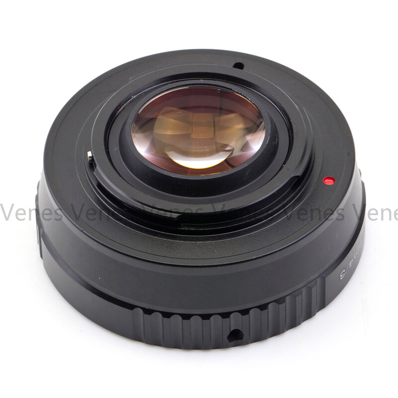 VENES M42-M4/3, focal Reducer Kecepatan Booster Cincin Adaptor untuk M42 Lensa Sesuai untuk Micro Four Thirds 4/3 Kamera