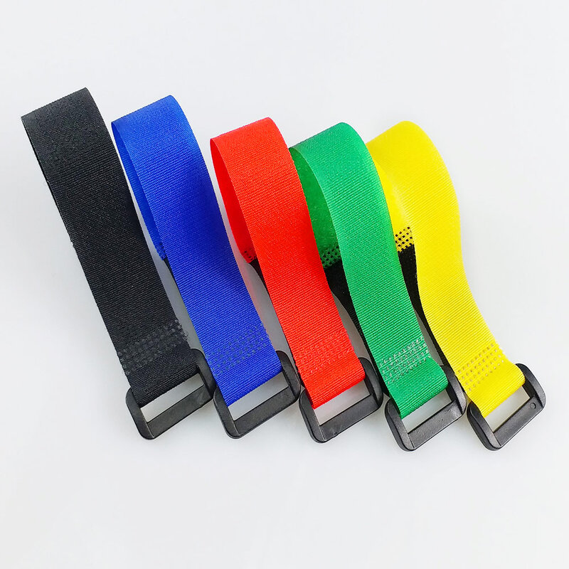 5Pcs 200mm Magic Sticker Lipo Battery Nylon Strap RC Model Anti-buckle Tape Reusable Antiskid Tie Belt Strap