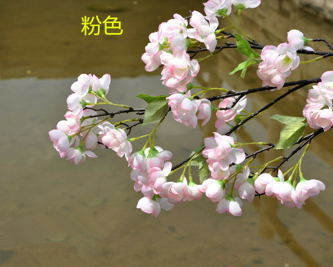 Outlet Pabrik] Cherry Bud Simulasi Bunga Buatan Bunga Simulasi Bunga Produsen Dibuka dengan Rumah Pernikahan