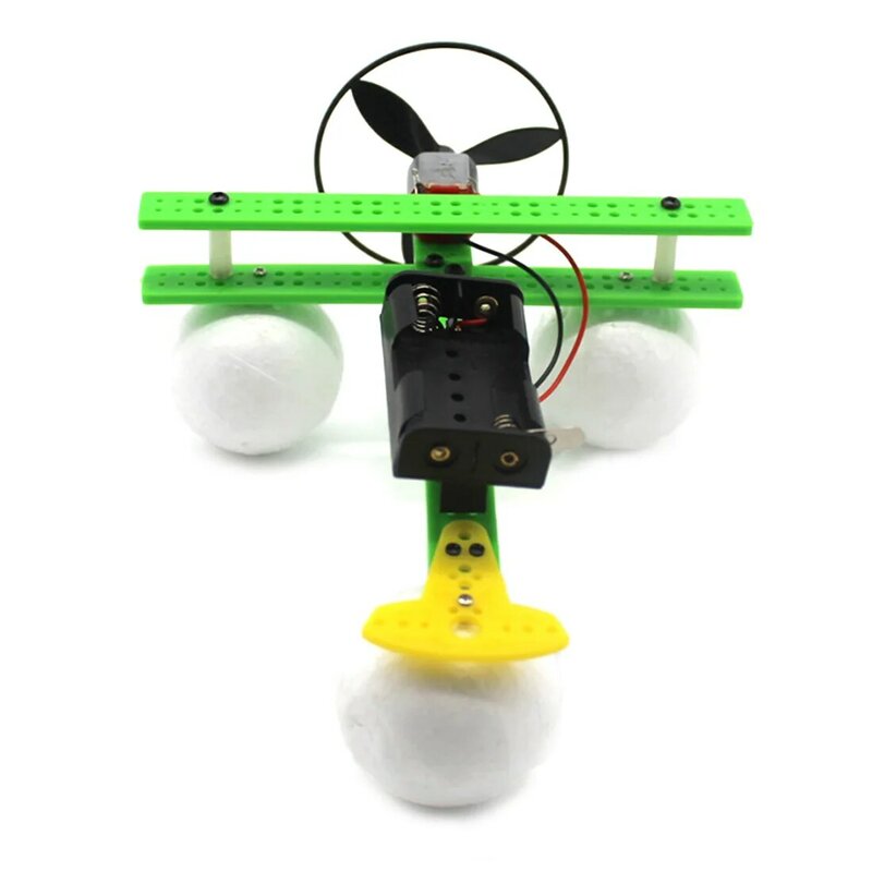 Сделай Сам материал ручной работы ветер воздух Электрический водный планер игрушки изобретения для детей технологии научные эксперименты с самолетом