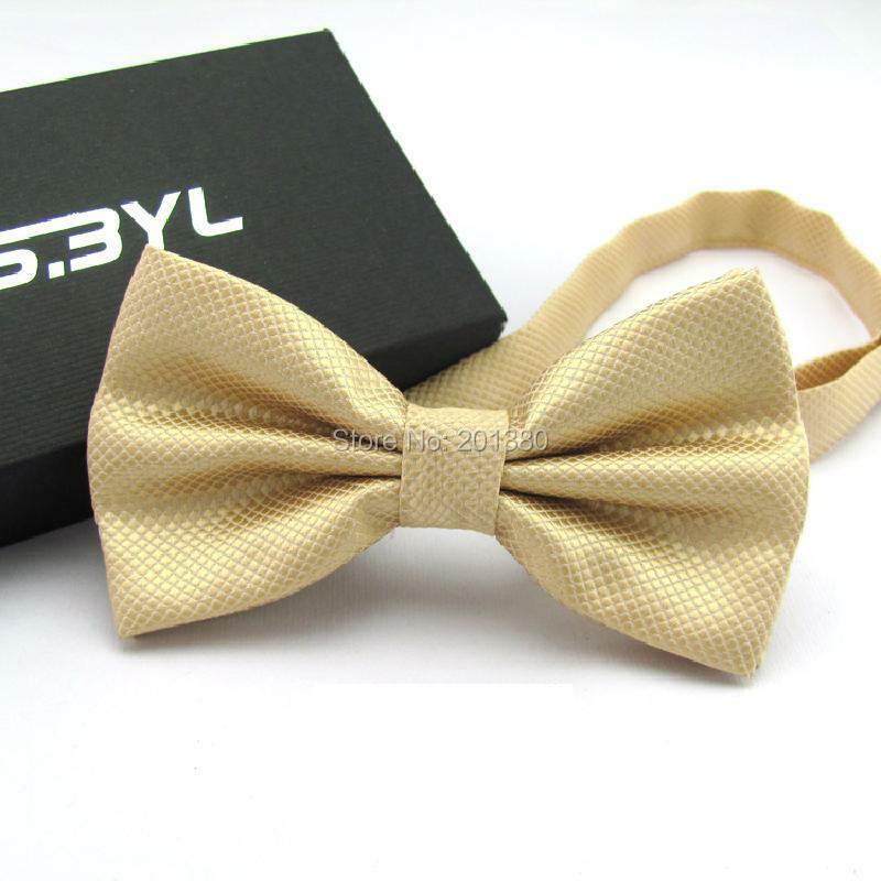 2019 Solid color Bow tie men's neck ties with box packing