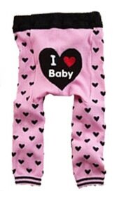 I Love Mon Dad Baby Pants Newborn Clothes Infant Boy Pants Baby Girls Leggings Leg Warmer 100% cotton