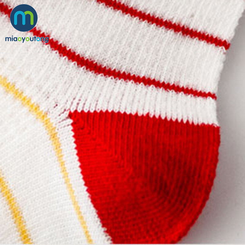 Miaoyoutong-calcetines finos de algodón para recién nacidos, medias de malla de unicornio, 5 pares por lote